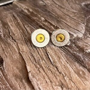 BULLET STUD EARRINGS - 45 AUTO